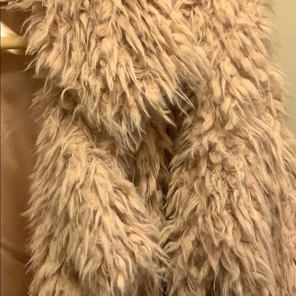Thread + Supply tan fur jacket. Sz S. (Worn once) - Picture 5 of 6